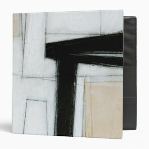 Abstract Black & White Painting Binder