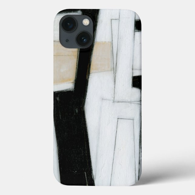 Abstract Black & White Painting Case-Mate iPhone Case (Back)