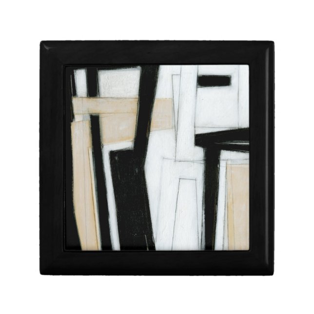 Abstract Black & White Painting Gift Box (Front)