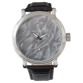 Abstract Black & White Watch by NaturalView at Zazzle