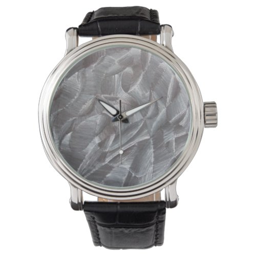 Abstract Black  White Watch