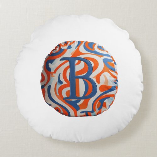 Abstract Bliss sweet Dreams Round Pillow