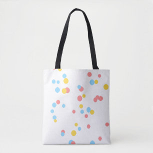 Abstract Bloom – All-Over Artistic Floral Tote Bag