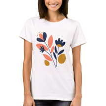 Abstract Blossom Chic Tee