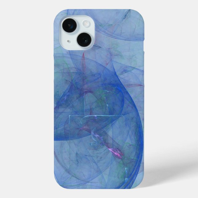 abstract blue art  Case-Mate iPhone case (Back)