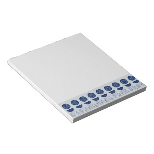 Abstract Blue Balance Notepad