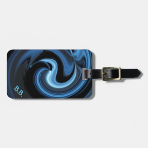Abstract Blue Bird *personalize* Luggage Tag