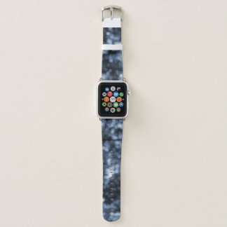 Abstract Blue Bokeh Dots Apple Watch Band