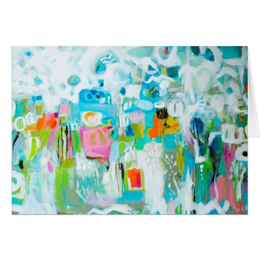 Abstract Blue Cards (Front Horizontal)