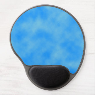 Abstract Blue Clouds Gel Mouse Pad