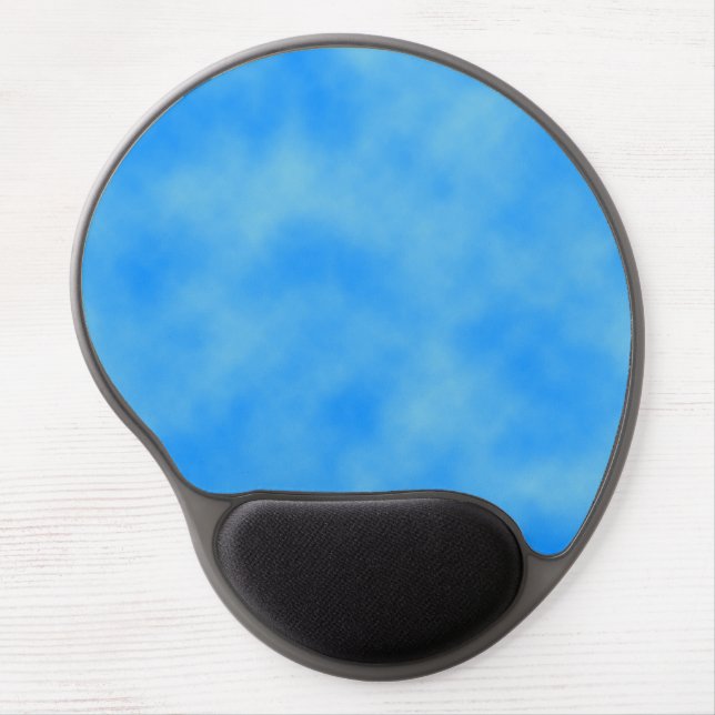 Abstract Blue Clouds Gel Mouse Pad (Front)