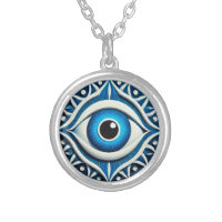🧿 Abstract Blue Evil Eye Art Jewelry Style 🧿