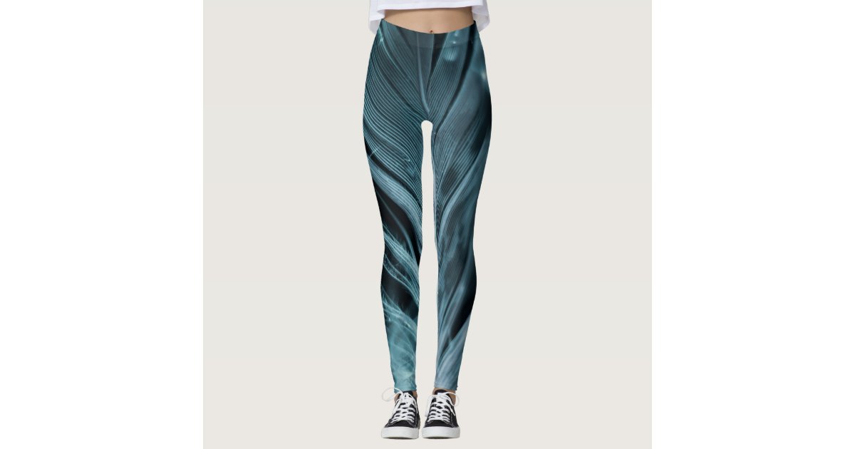 Blue Lagoon Monogram Leggings - Women - Ready-to-Wear