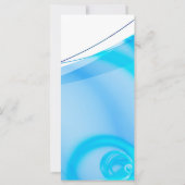 Abstract Blue Fractal Layout (Back)