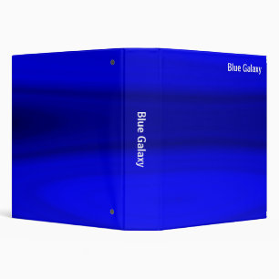 Abstract - Blue Galaxy (1.5in) Binder