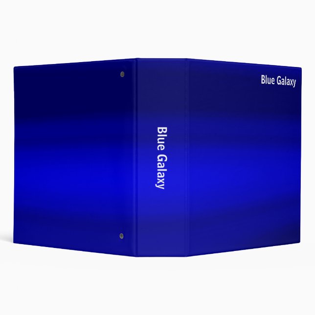 Abstract - Blue Galaxy (2.0in) 3 Ring Binder (Background)