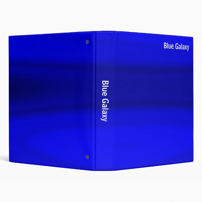 Abstract - Blue Galaxy 3 Ring Binder (Background)