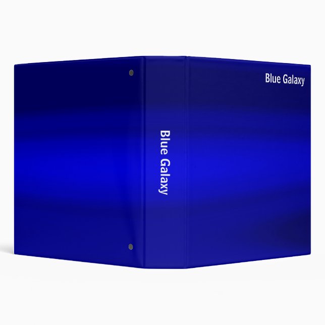 Abstract - Blue Galaxy II (1.5in) 3 Ring Binder (Background)