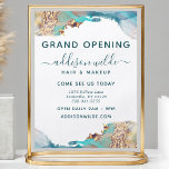 Abstract Blue & Gold Watercolor Business Flyer<br><div class="desc">Make a bold statement with this elegant business flyer featuring abstract blue and gold watercolor ink art. Ideal for beauty and wellness industries, this sophisticated flyer design is perfect for announcing openings, promotions, or events. It combines artistic style with a luxurious touch, making it an eye-catching addition to any professional’s...</div>