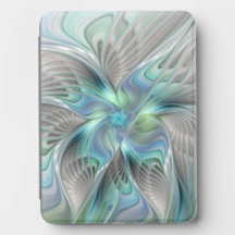 Abstract Blue Green Butterfly Fantasy Fractal Art