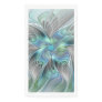 Abstract Blue Green Butterfly Fantasy Fractal Art Paper Guest Towels