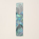 Abstract Blue Green Butterfly Fantasy Fractal Art Scarf<br><div class="desc">Modern abstract blue green fantasy butterfly.
Design for your oblong chiffon scarf and more</div>
