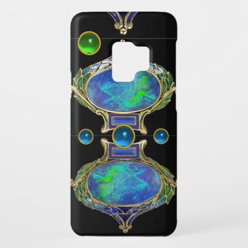 ABSTRACT BLUE GREEN OPAL EFFECT WITH GEMSTONES Case_Mate SAMSUNG GALAXY S9 CASE