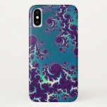 Abstract Blue Green Purple Fractal Iphone 6 Plus Iphone X Case at Zazzle