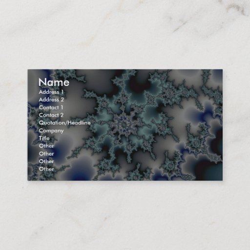 Customizable Abstract Blue-green starburst Business Card Template