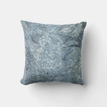 Abstract Blue-grey Stone Texture Throw Pillow at Zazzle