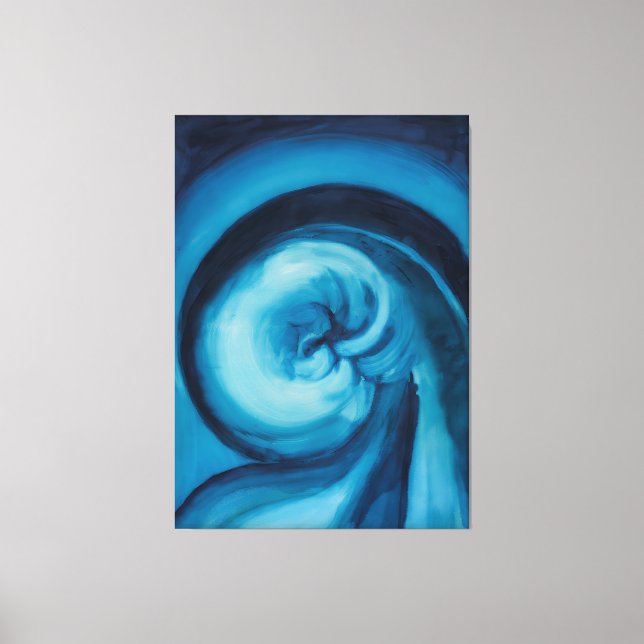 Abstract |Blue I | Georgia O'Keeffe Canvas Print (Front)