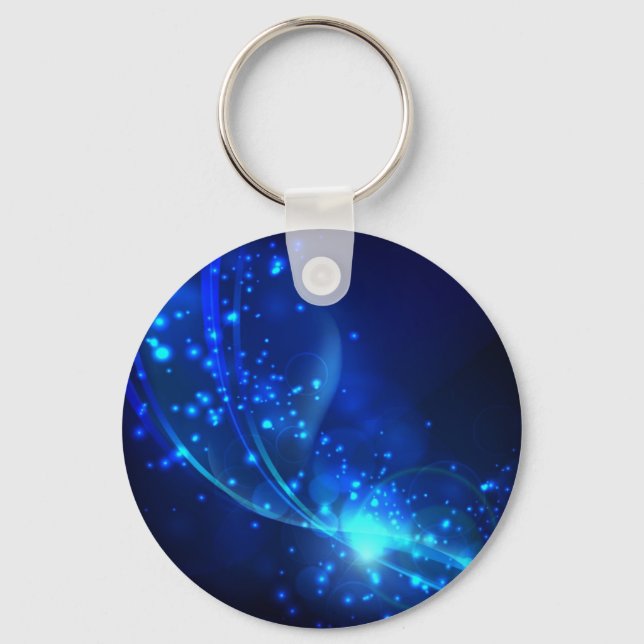 Abstract-Blue-Light-Background-Vector-Graphic ABST Keychain (Front)