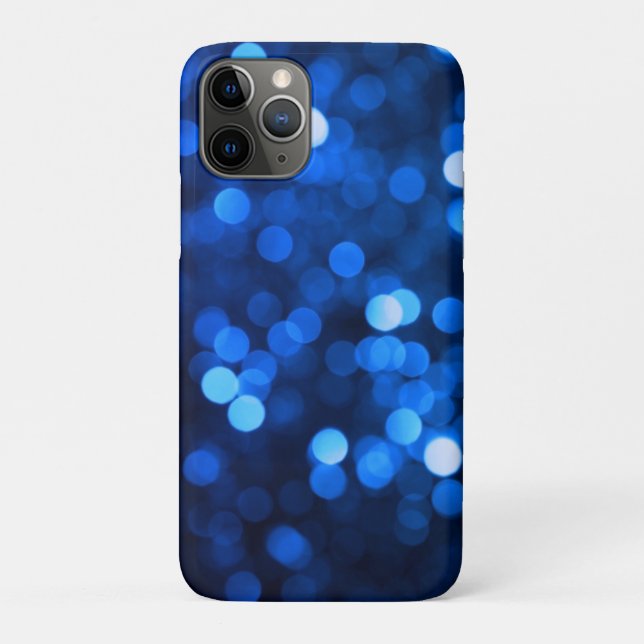 Abstract blue light dots Case-Mate iPhone case (Back)