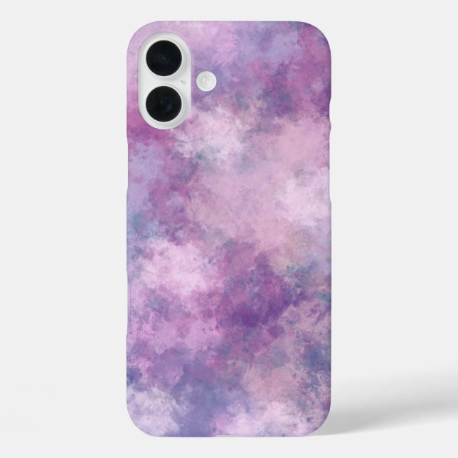 Abstract Blue, Lilac, Pink Acrylic Painting Case-Mate iPhone Case (Back)