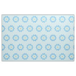 Abstract Blue Lotus Flower Painting Custom Fabric