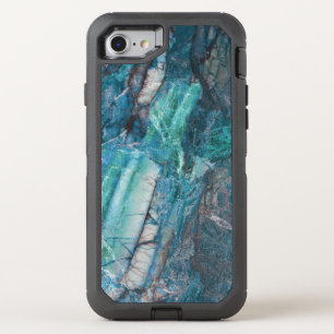 Abstract Blue Marble Pattern OtterBox Defender iPhone SE/8/7 Case