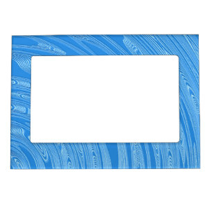 abstract blue metallic texture magnetic photo frame