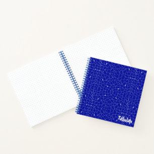 Abstract Blue Mosaic Sketchbook Bullet Journal