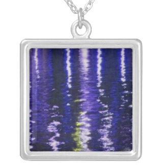 Abstract Blue Necklace