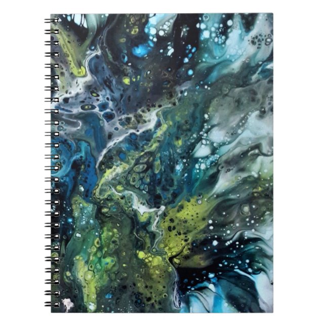 Abstract blue notebook (Front)