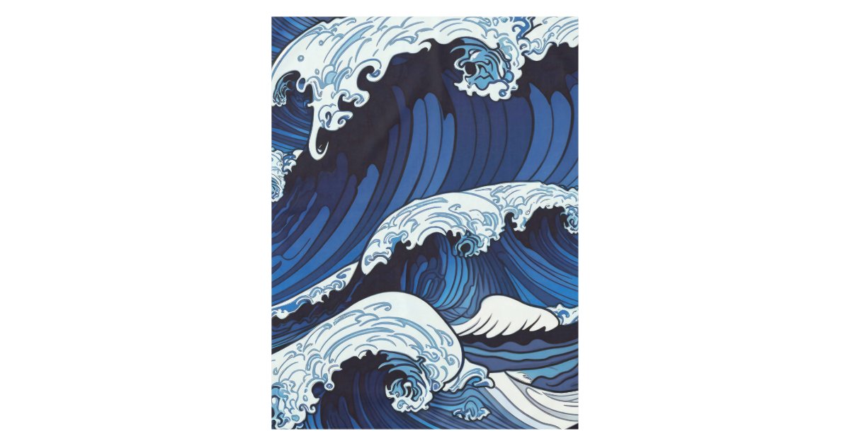 And so It is Ocean Wave Aesthetic Japanese Wave Aesthetic 