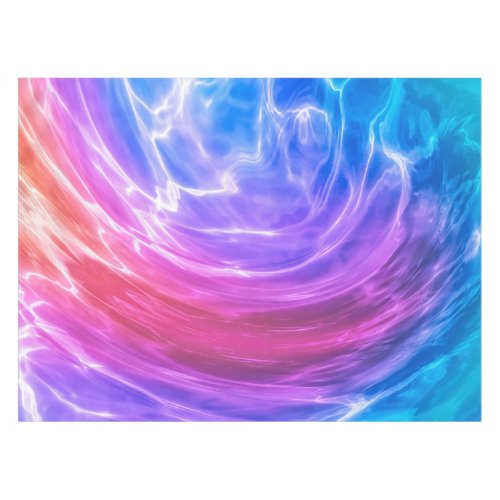 Abstract Blue Pink Purple Liquid Artwork  Tablecloth