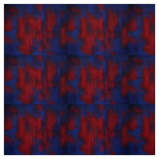 Abstract Blue/Red Fabric