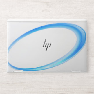 Abstract Blue Ring Laptop Sticker – HP Laptop Skin