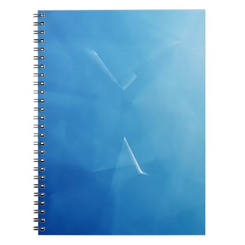 Abstract Blue Serenity Notebook