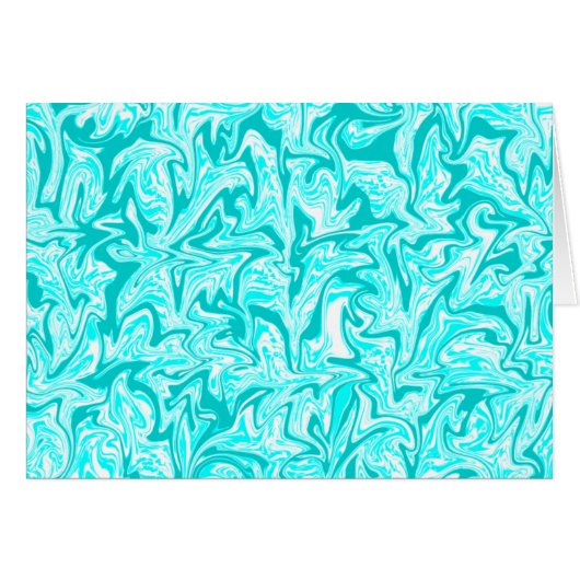 Abstract Blue Swirl Cards (Front Horizontal)