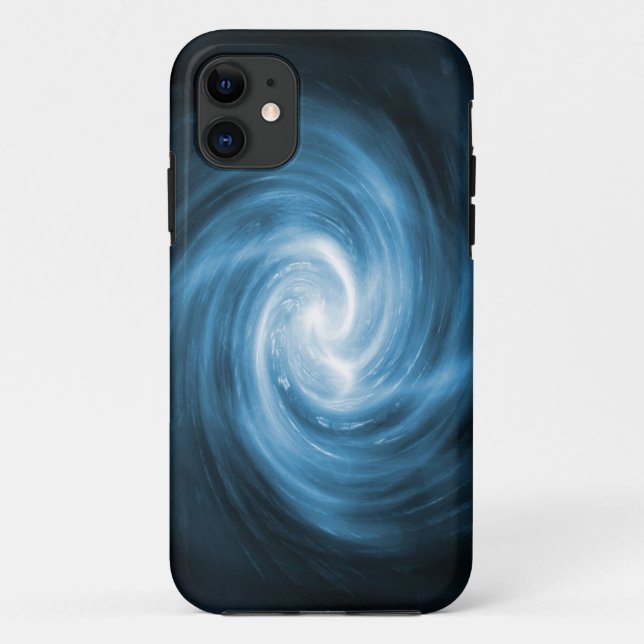 Abstract Blue Swirl iPhone 5 Case (Back)