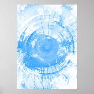 Abstract blue watercolor background, texture. poster