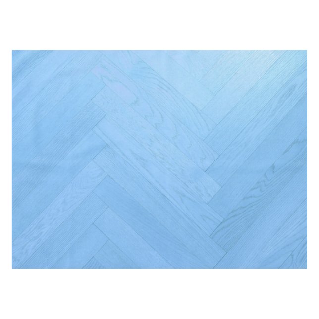 Abstract Blue Wood Floor Board | Tablecloth (Front (Horizontal))