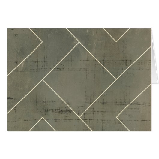 Abstract Blueprint with Geometric Shapes Cards (Front Horizontal)